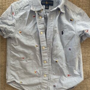 Ralph Lauren Blue Shirt Classic Style